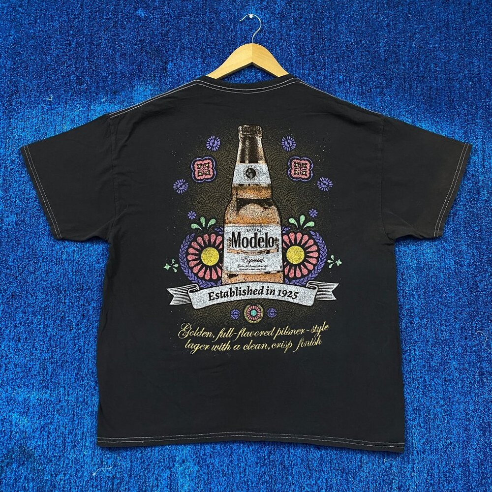 Cerveza Modelo Especial Cinco de Mayo Art Beer Promo Tee XL